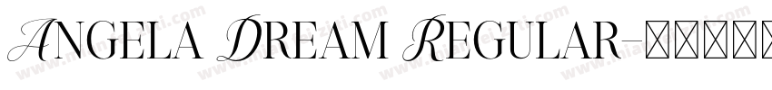Angela Dream Regular字体转换